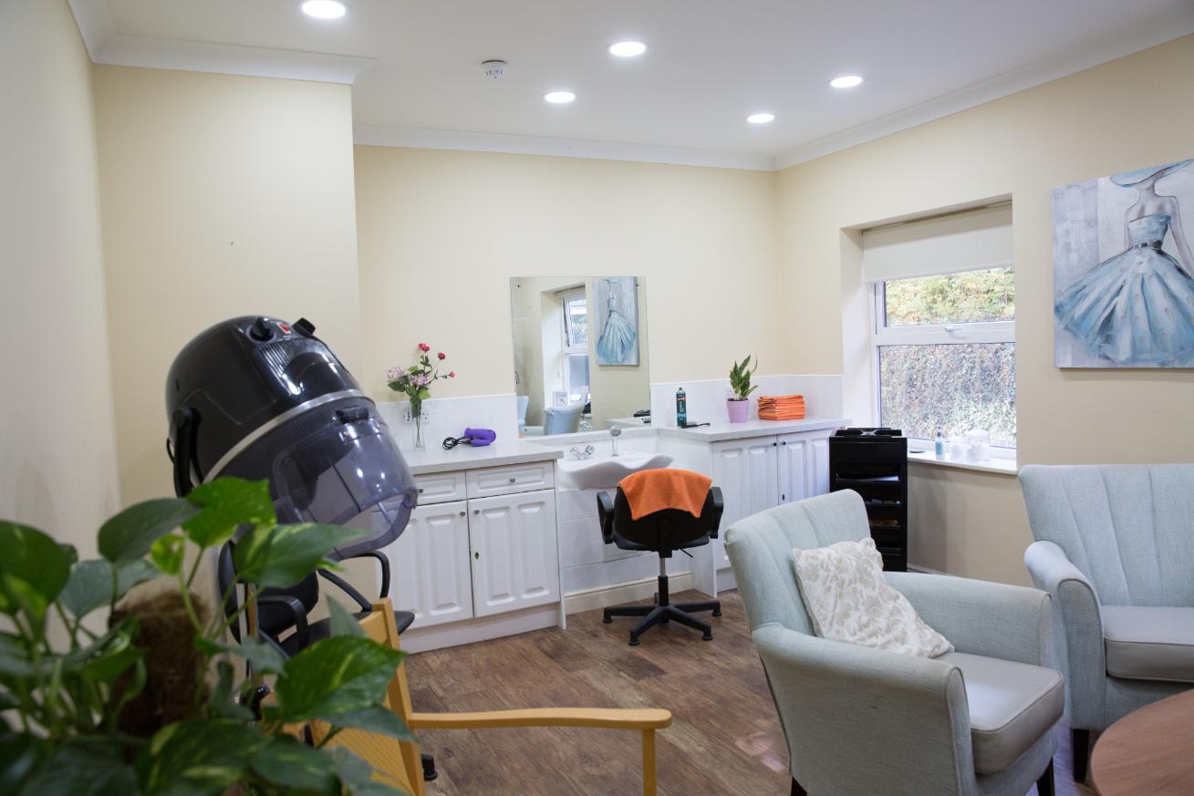 Hair Salon at Bowood Court Care Home